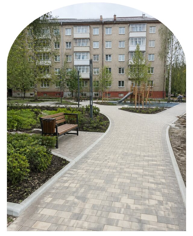 Благоустройство двора МКД под ключ в Рубцовске от 252825 р. | Метпроект-Рбц